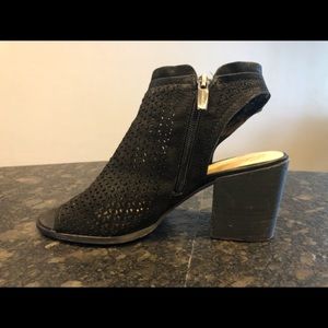 Vince Camuto Lidie Black Perforated Bootie